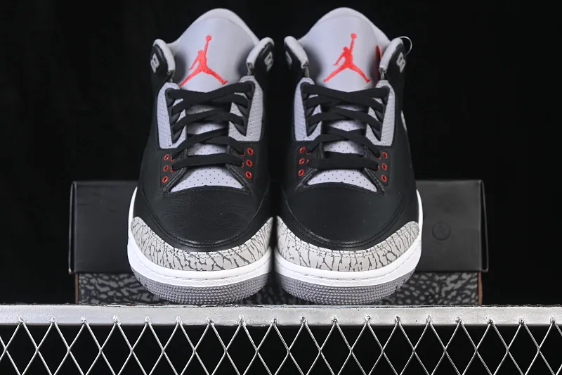 All categories Air Jordan Jordan series basketball shoes Air Jordan 3 LJR version Air Jordan 3 "Black Cement" AJ3 Jordan 3 first year black cement DN3707-010